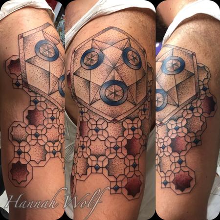 Tattoos - geometric with dotwork - 116200